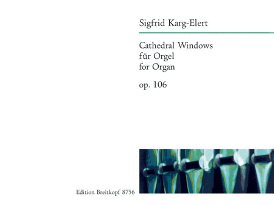 Cathedral Windows Op. 106 Organ scores gallery preview page 1