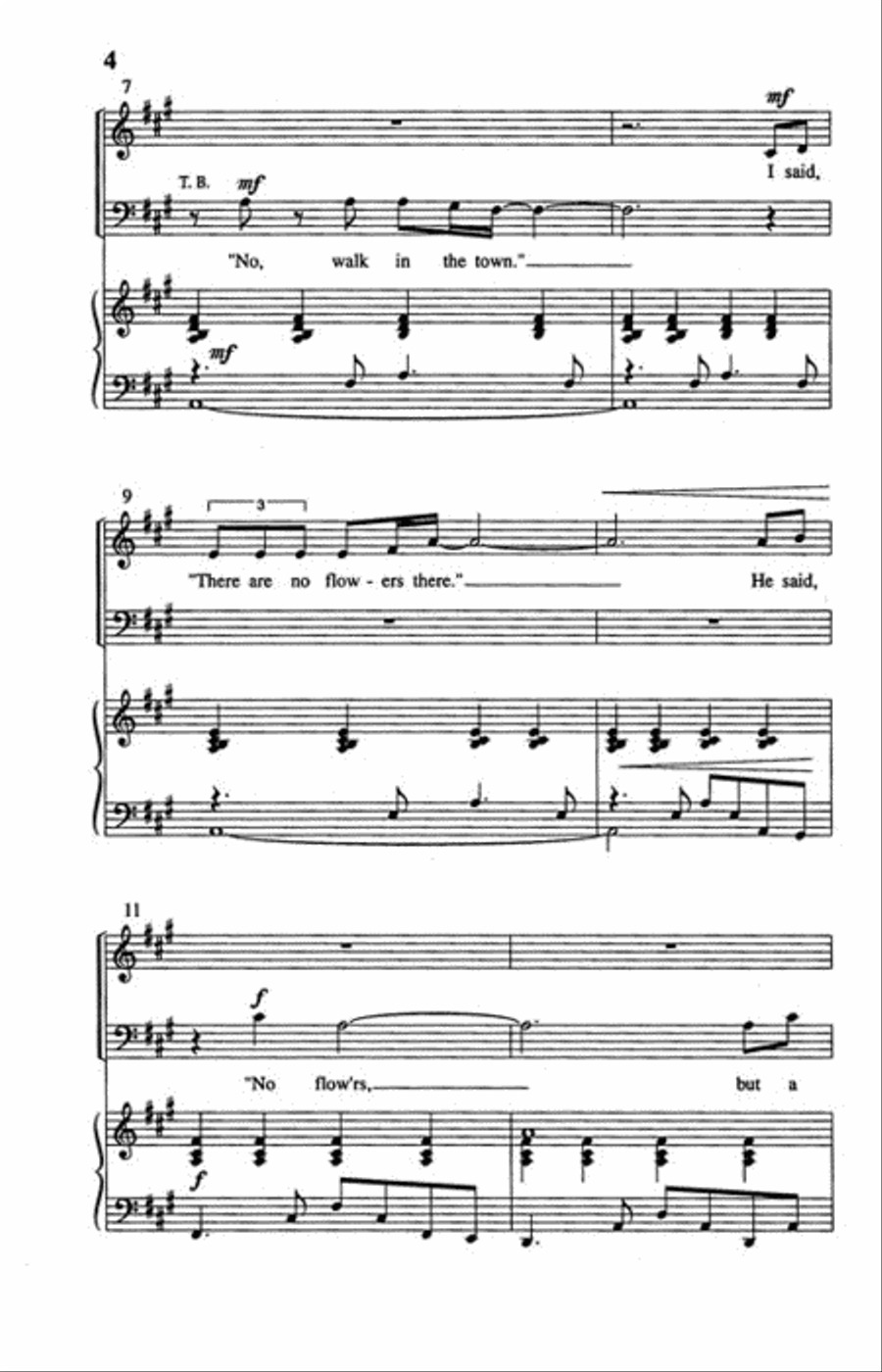 Walking in the Light Walking in the Light 4-Part scores gallery preview page 3