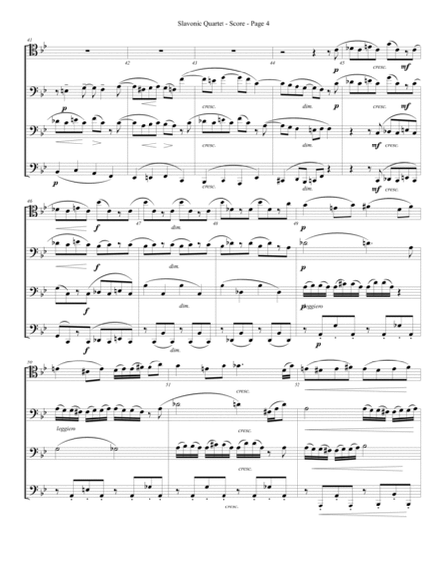 Slavonic Quartet for Trombone or Low Brass Quartet image number null