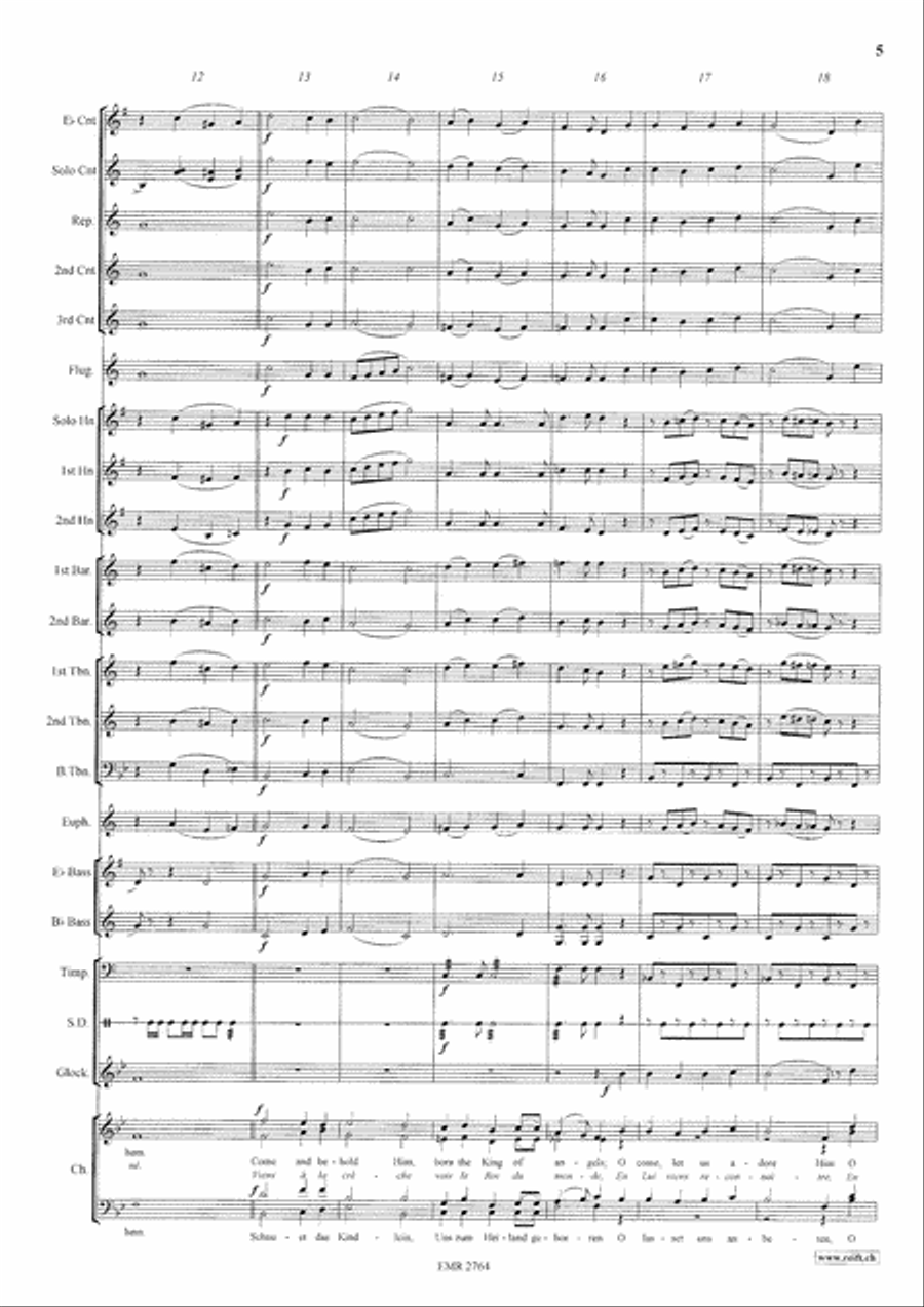 O Come, All Ye Faithful 4-Part scores gallery preview page 6