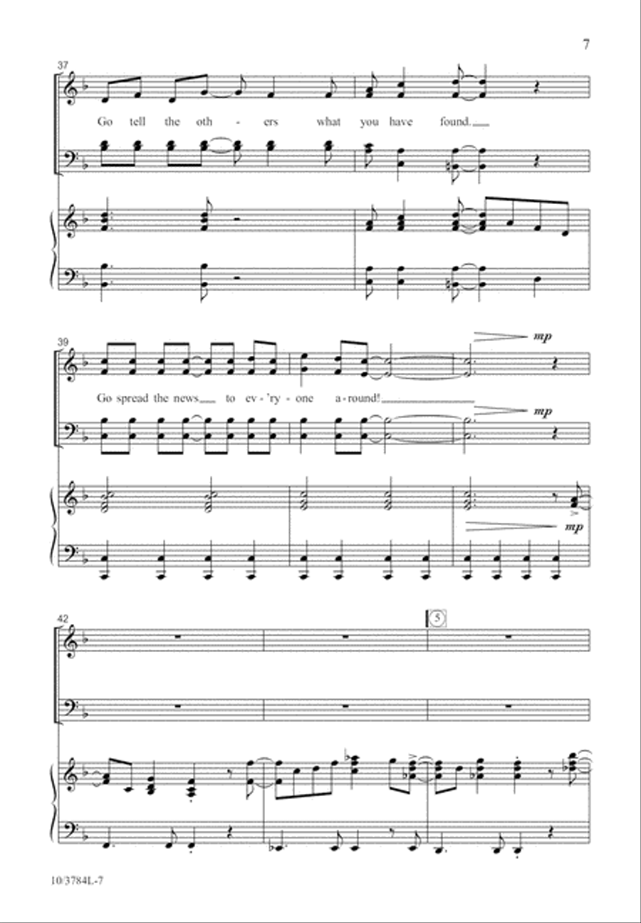 Glory, Glory, Glory! 4-Part scores gallery preview page 7