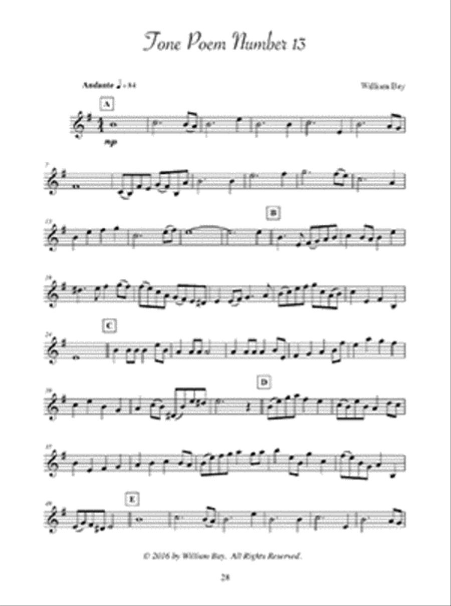 Trumpet Tone Poems Bugle scores gallery preview page 3