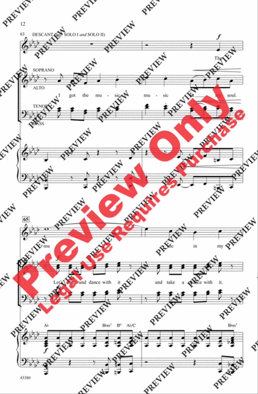 Music in My Soul - SoundTrax CD (CD only) Choir scores gallery preview page 12
