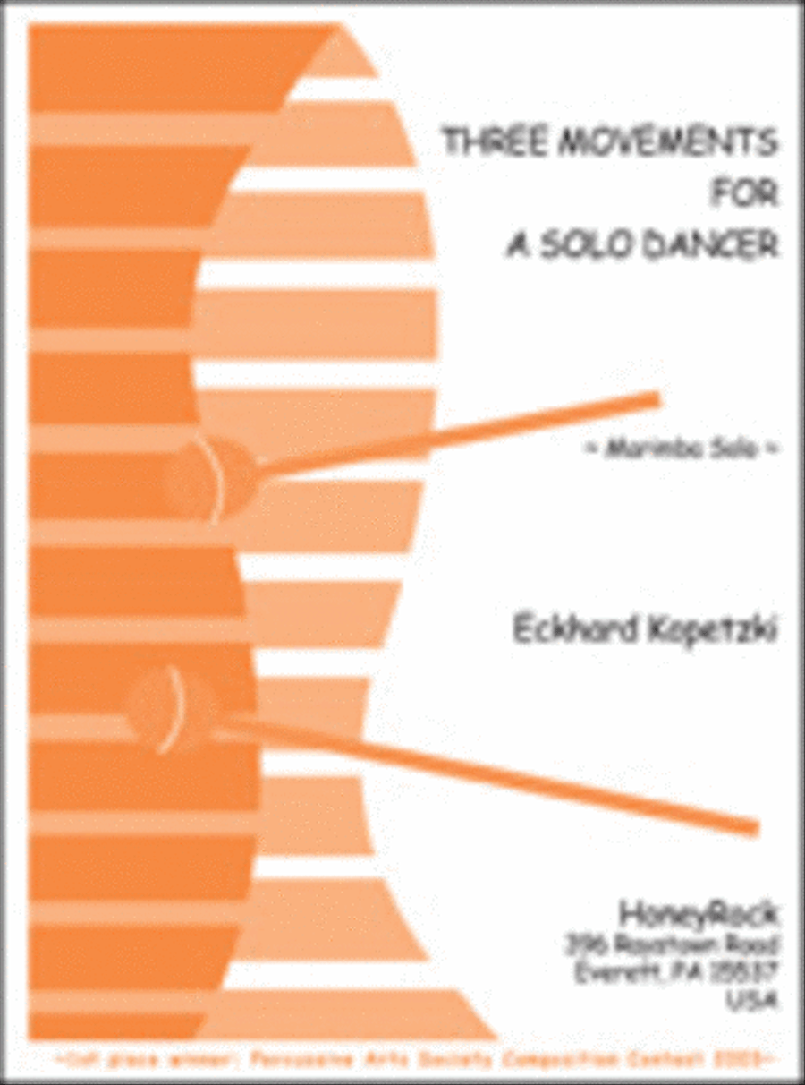 Three Movements For A Solo Dancer Marimba scores gallery preview page 1
