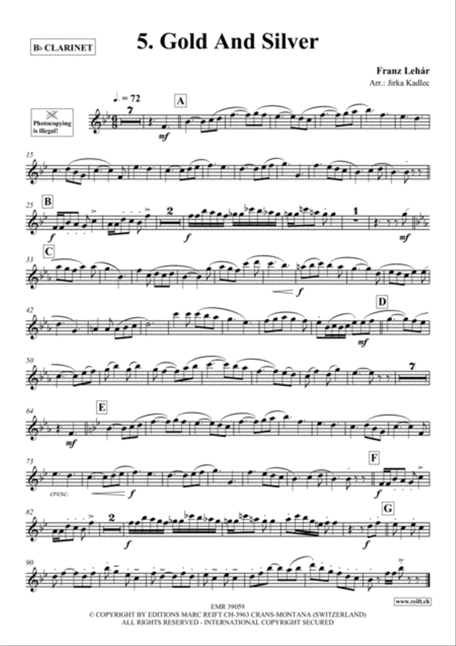 12 Greatest Dance Party Hits Clarinet Solo scores gallery preview page 6