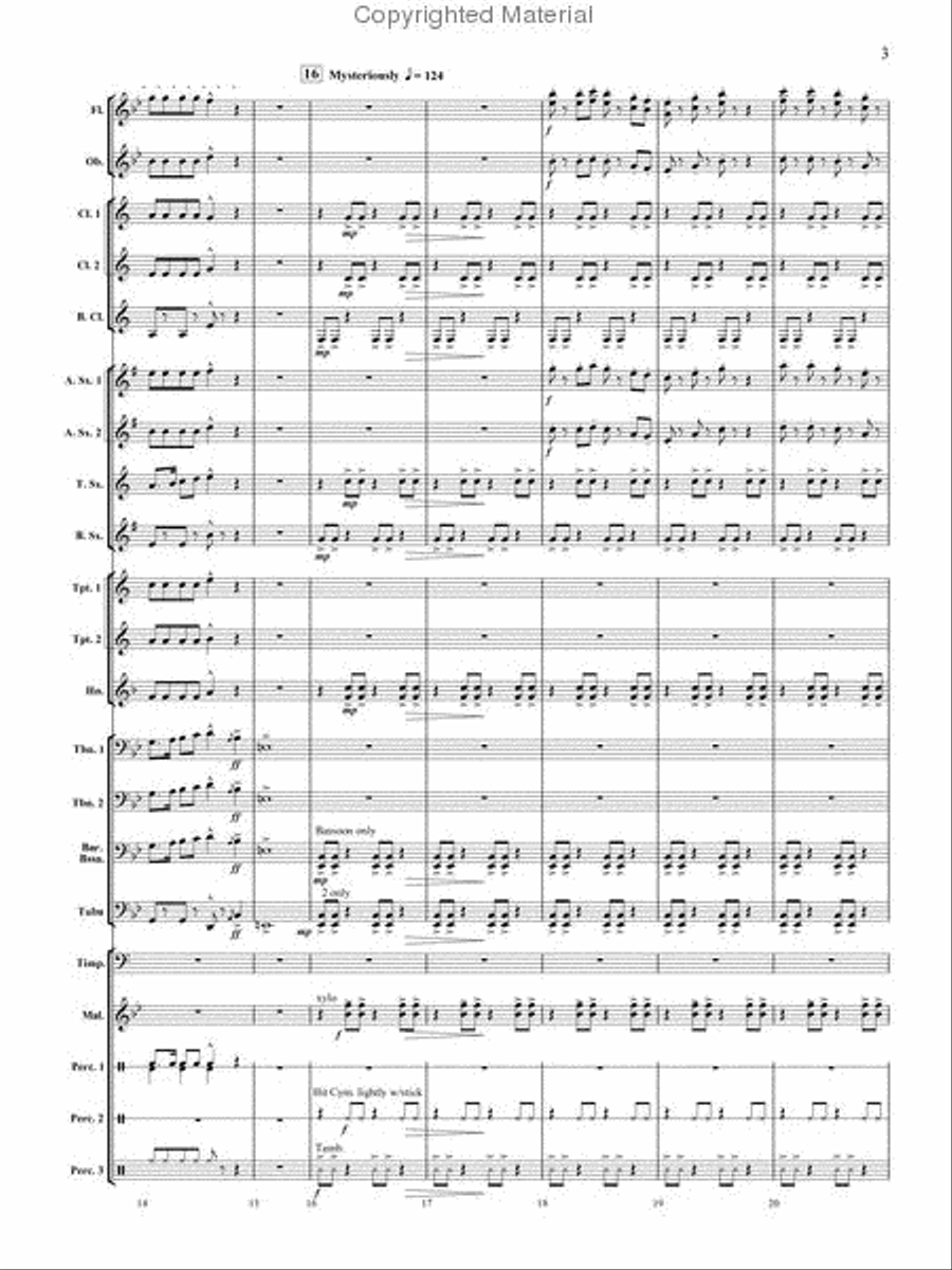 Santa's Big Adventure Concert Band scores gallery preview page 4