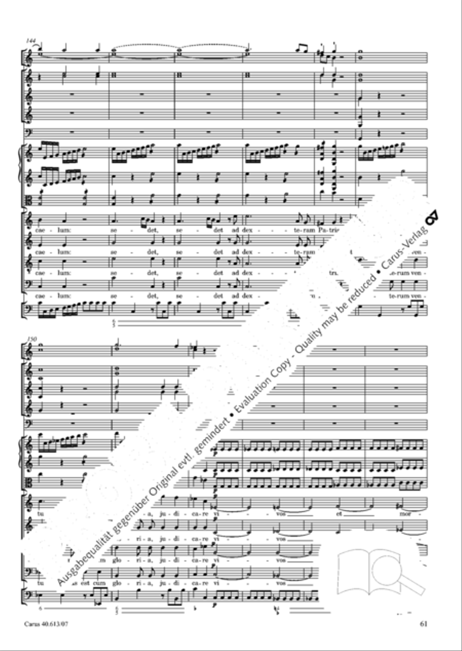 Mass in C (Missa in C) Mass in C (Missa in C) 4-Part scores gallery preview page 68