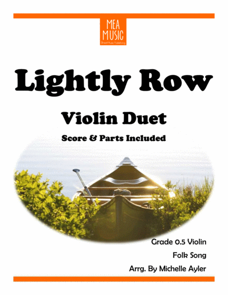 Lightly Row (Violin Duet) image number null
