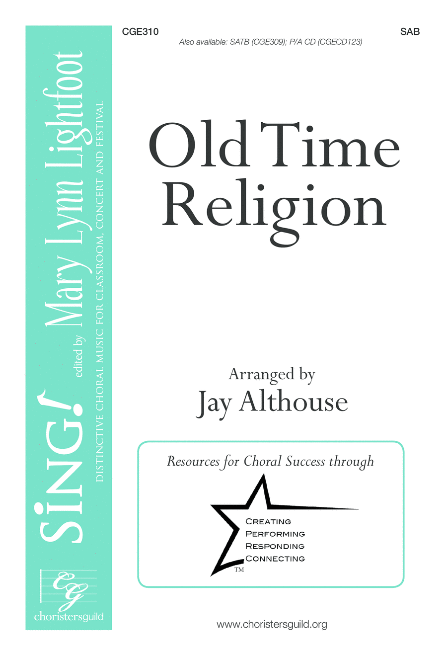 Old Time Religion - SAB 3-Part scores gallery preview page 1