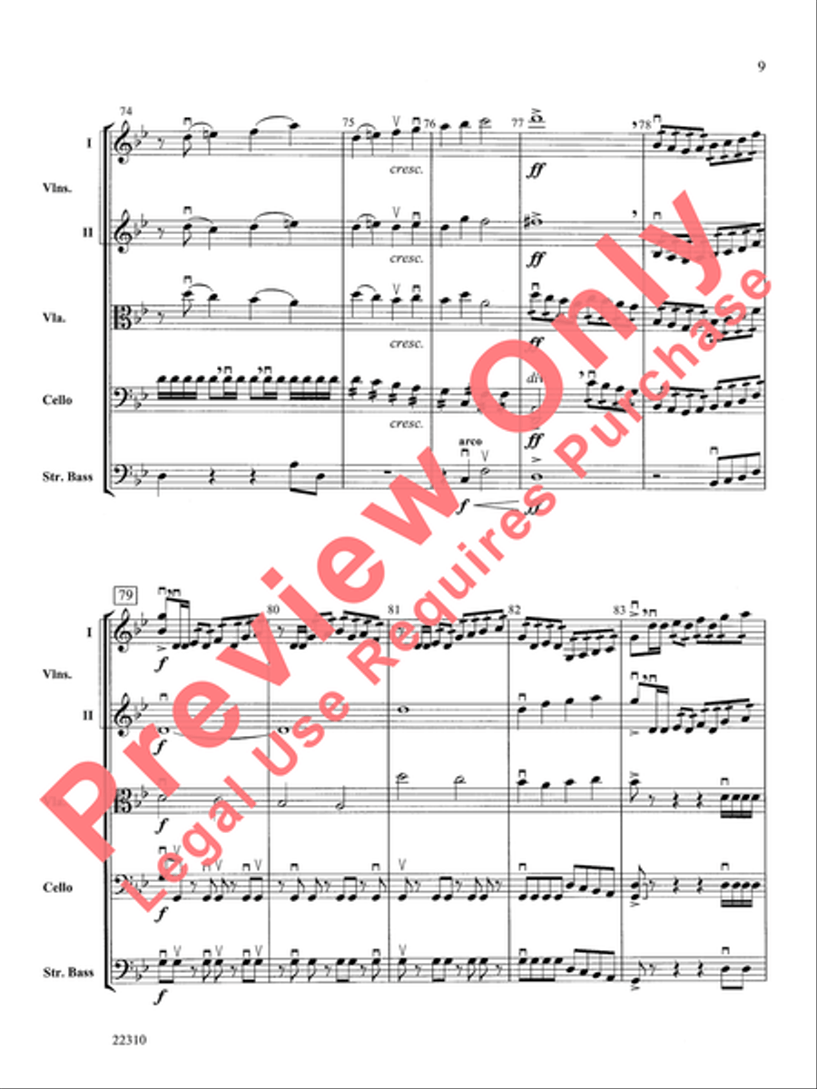 Incantations String Orchestra scores gallery preview page 16
