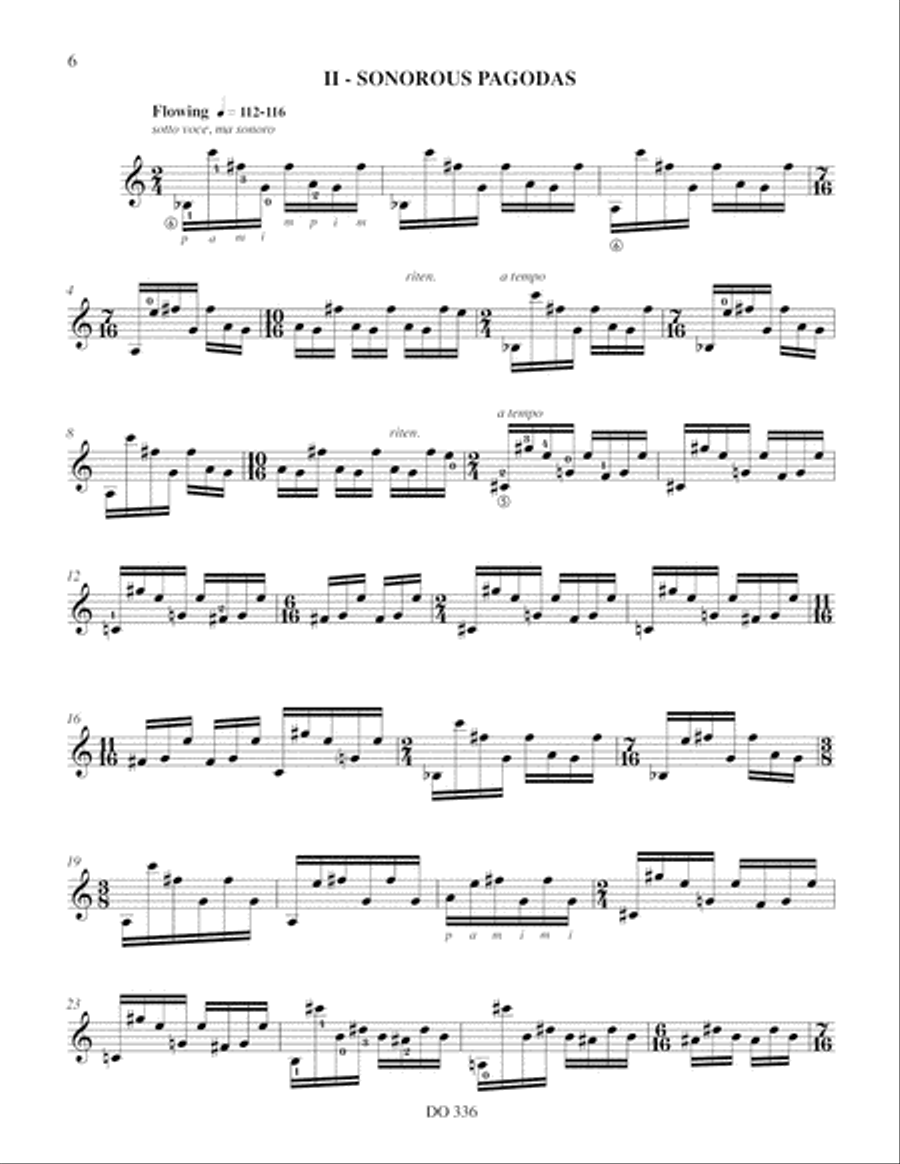 The Falcon's Eye Classical Guitar scores gallery preview page 6