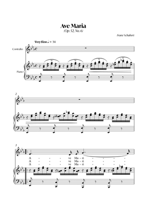 Ave Maria (Franz Schubert) - CONTRALTO_Eb