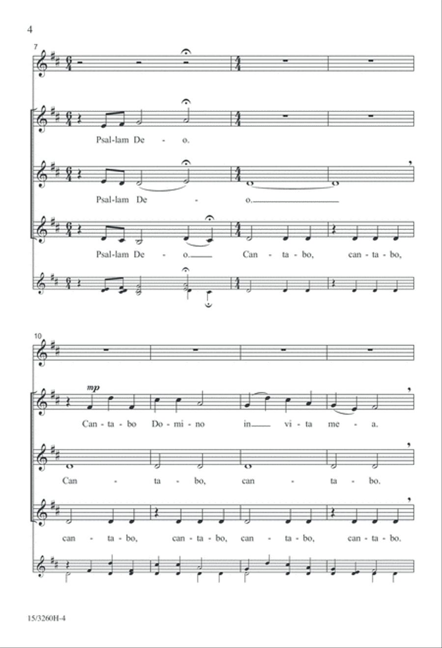 Psallam Deo Psallam Deo SSA scores gallery preview page 4