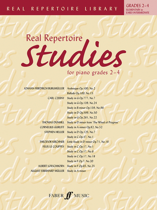 Book cover for Real Repertoire Studies for Piano