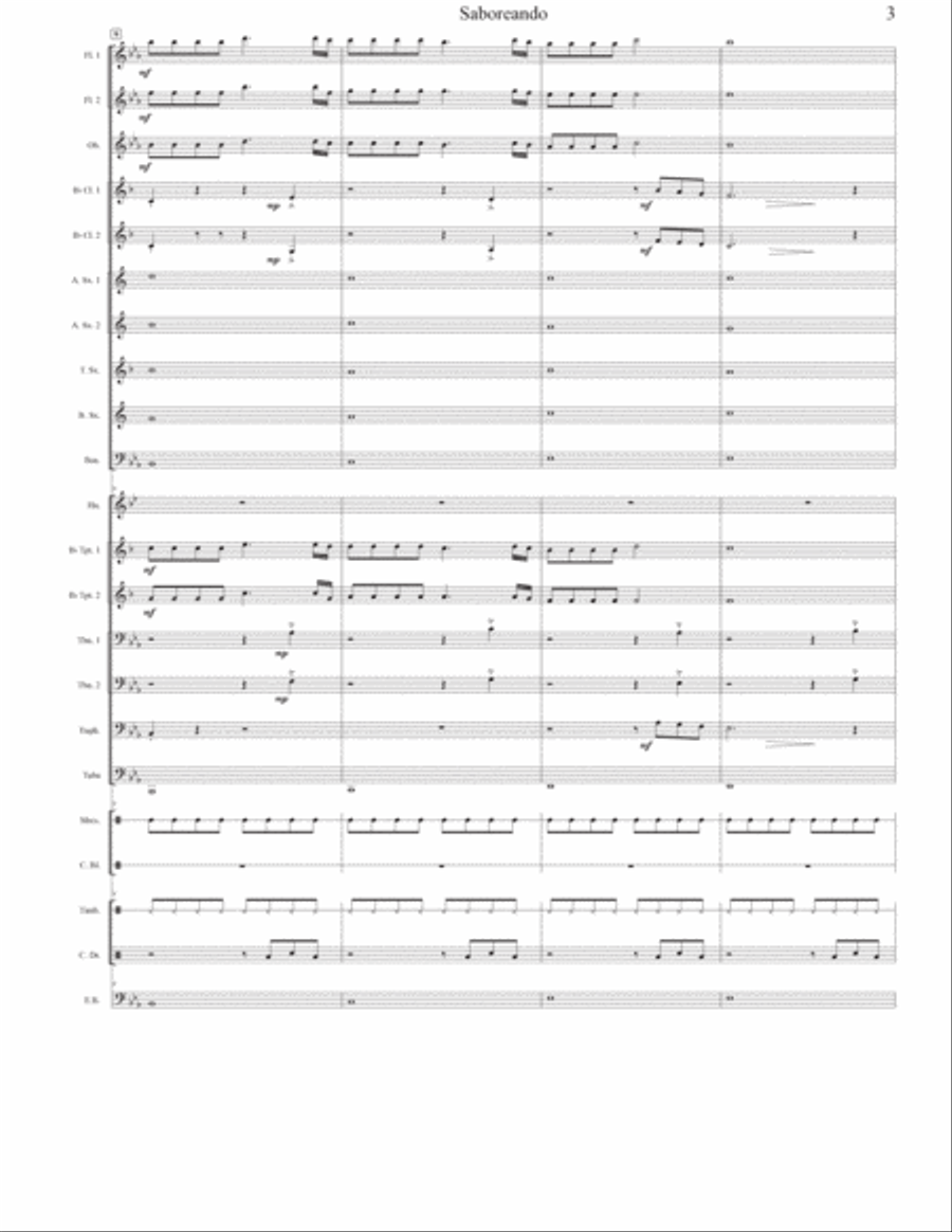 Saboreando Saboreando Concert Band scores gallery preview page 4