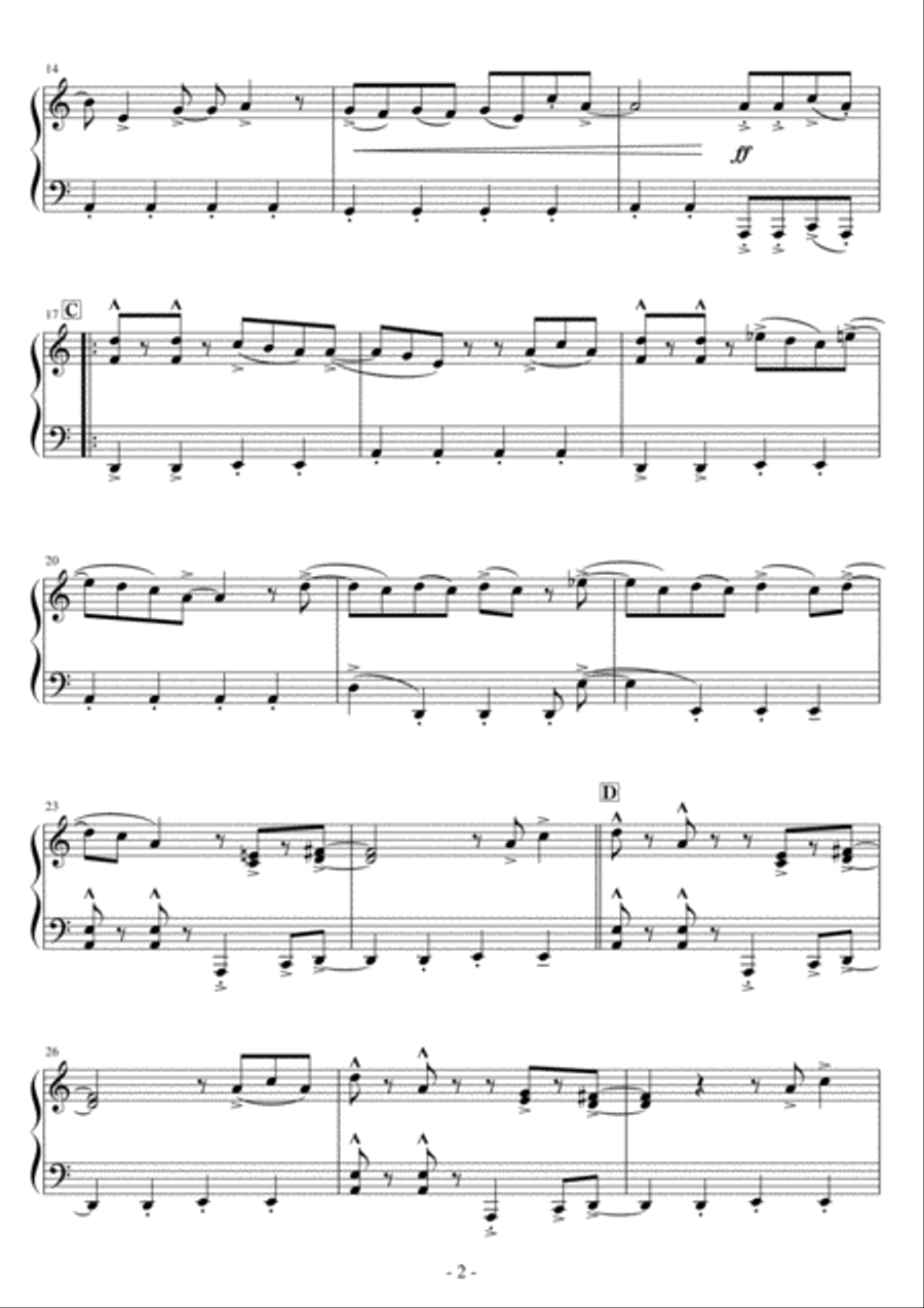 Hot Stuff Hot Stuff Easy Piano scores gallery preview page 2