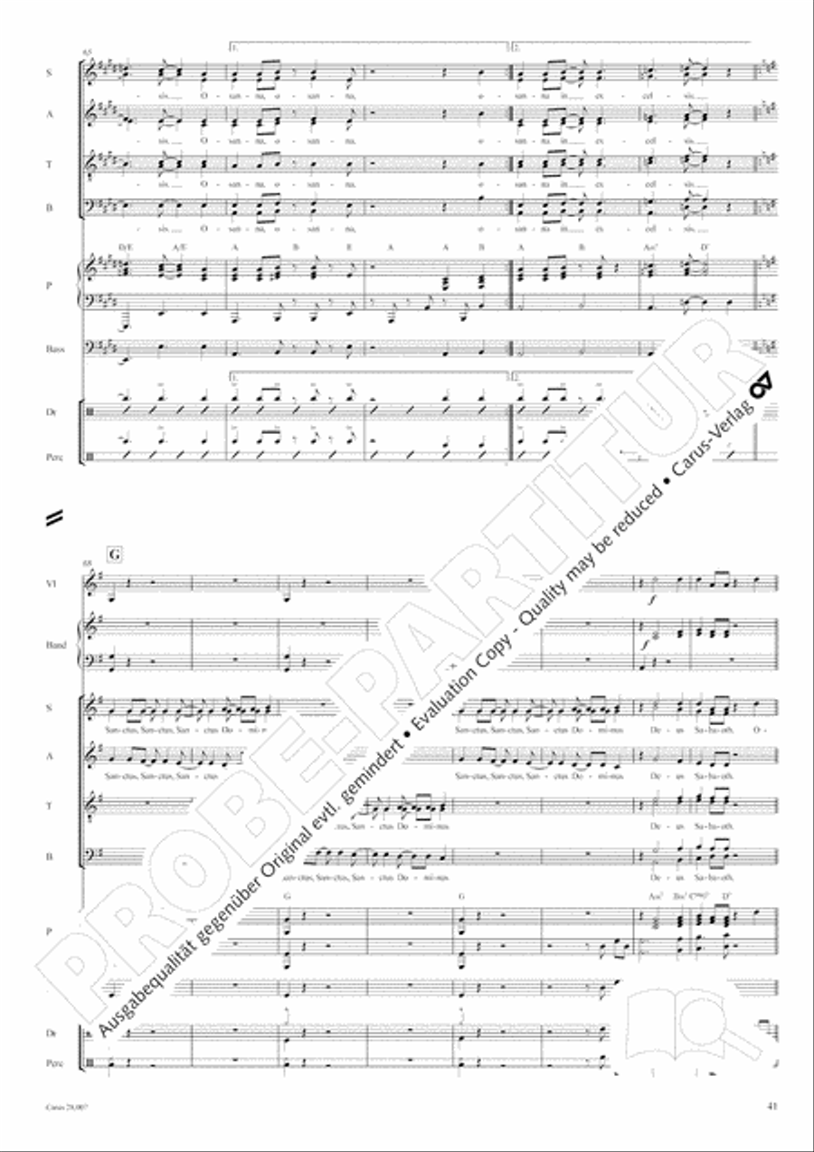 Missa latina Missa latina 4-Part scores gallery preview page 42