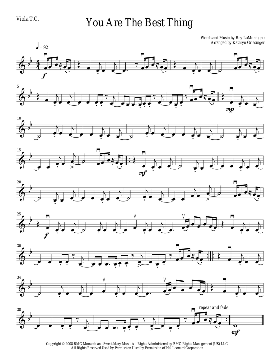 You Are The Best Thing You Are The Best Thing String Quartet scores gallery preview page 3