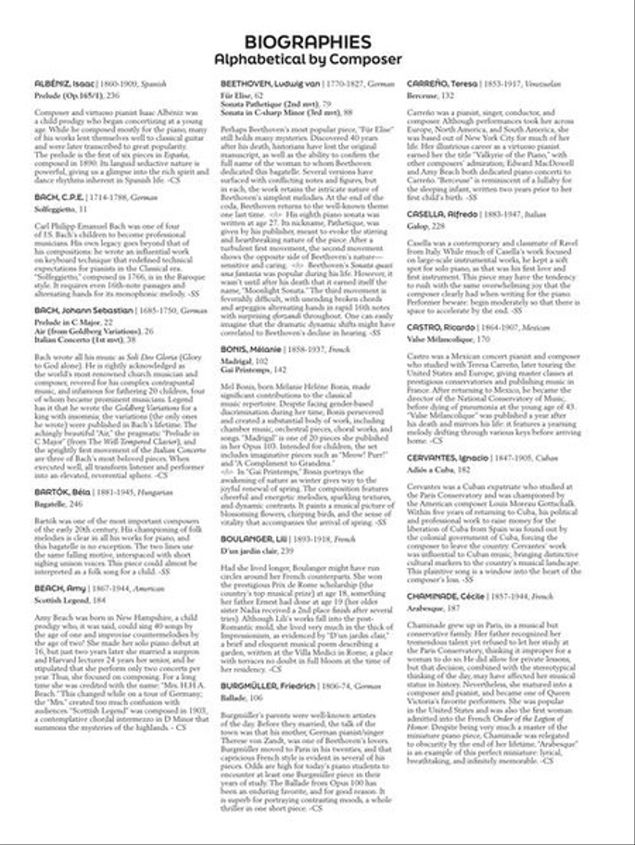 Masterpieces for the Modern Pianist Piano scores gallery preview page 5