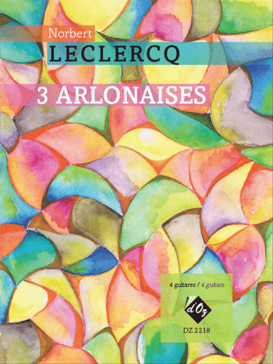 3 Arlonaises Guitar Ensemble scores gallery preview page 1
