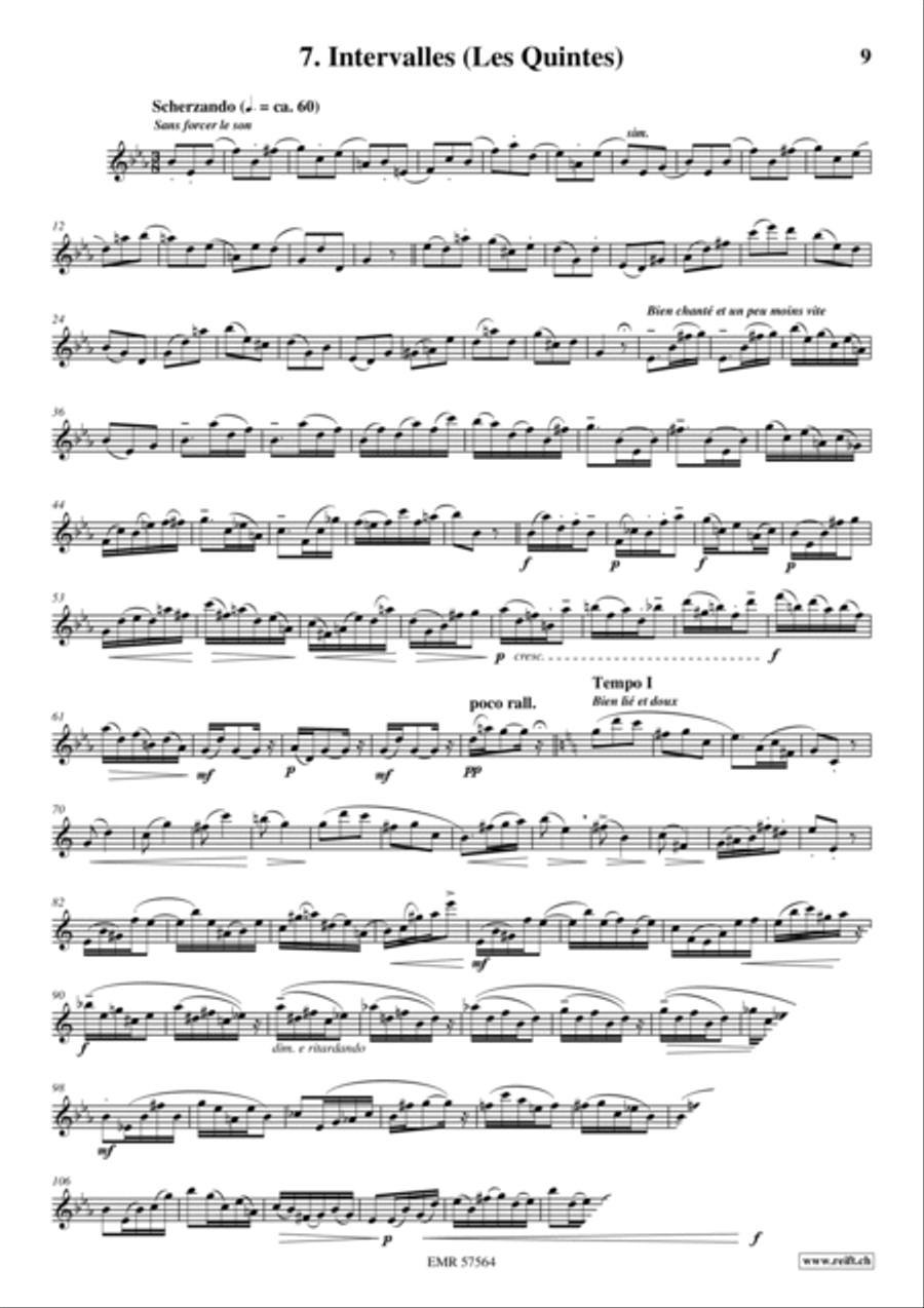 32 Etudes de Perfectionnement Flute Solo scores gallery preview page 9