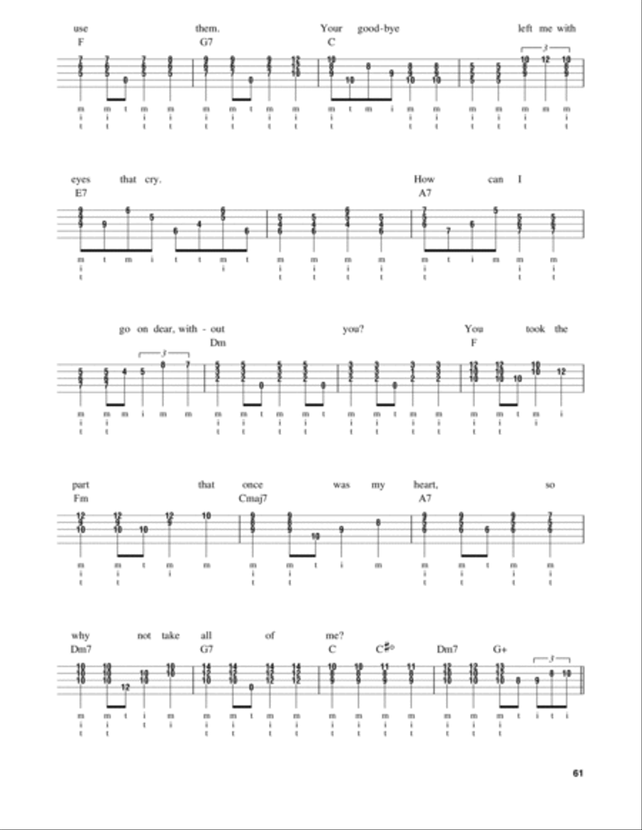All Of Me All Of Me Banjo scores gallery preview page 2