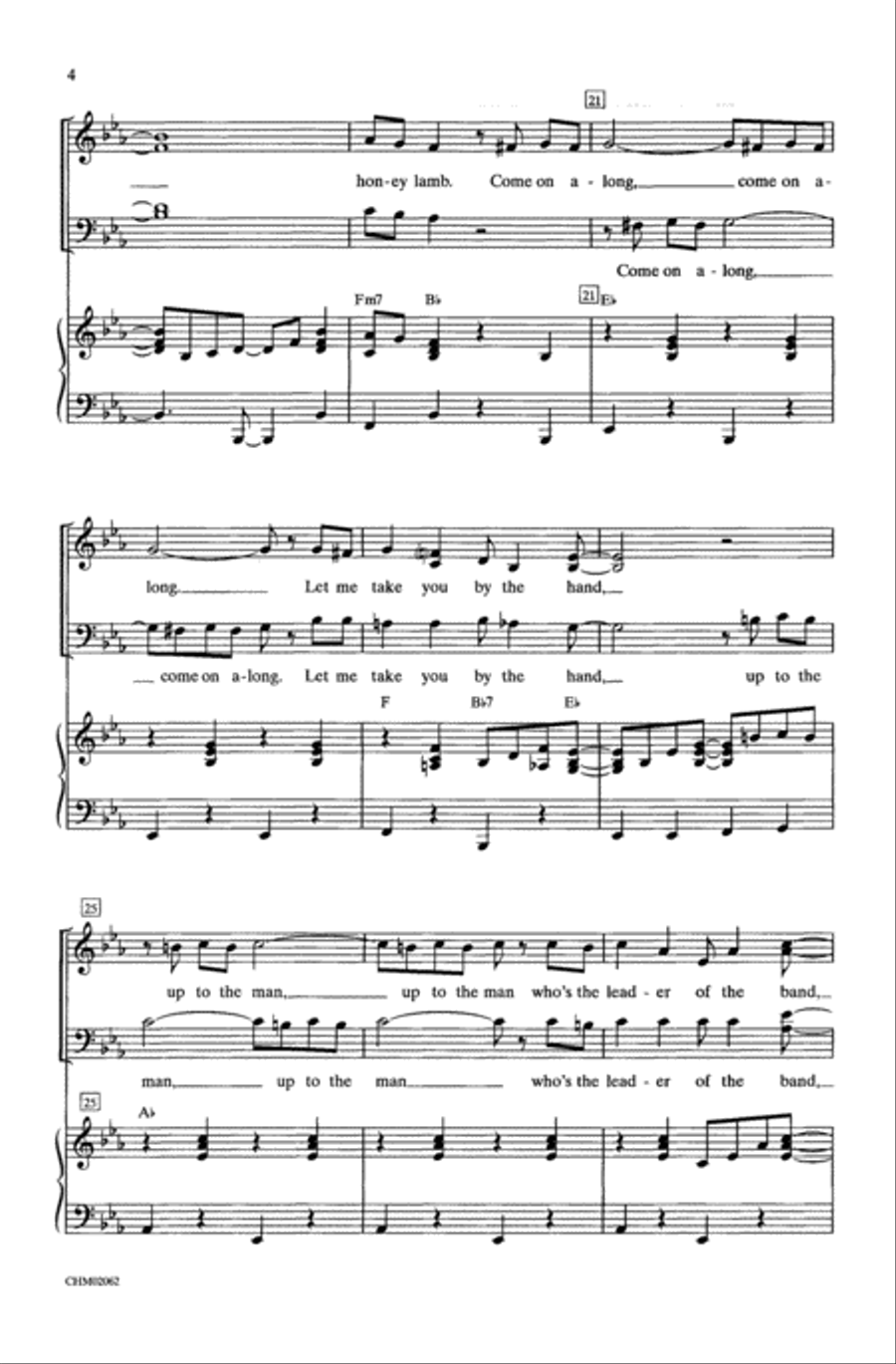 Alexander's Ragtime Band 4-Part scores gallery preview page 4