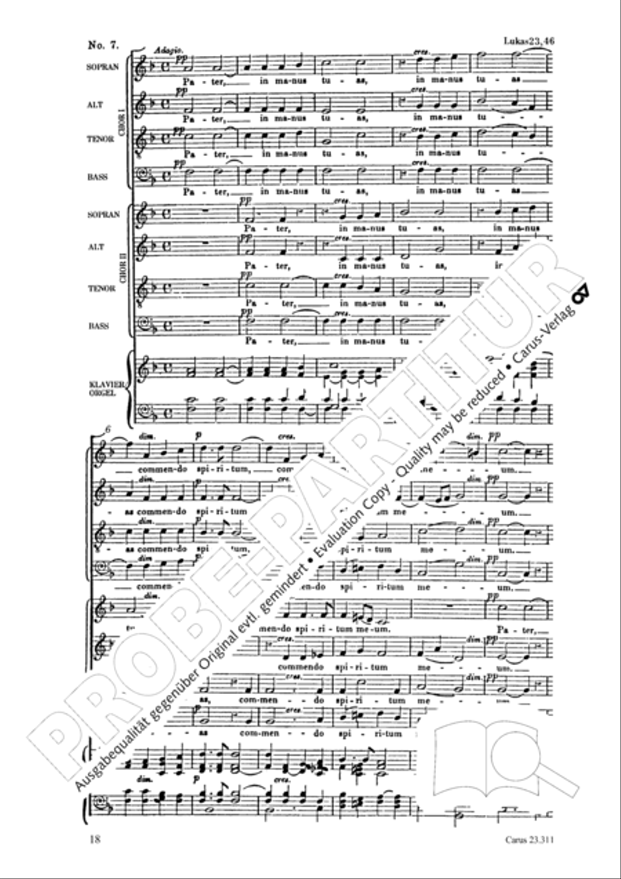 Les sept paroles du Christ sur la croix 4-Part scores gallery preview page 19