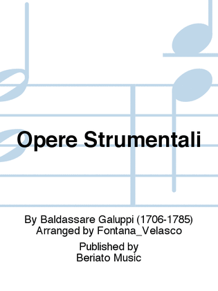 Book cover for Opere Strumentali