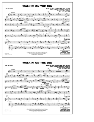 Walkin' on the Sun (arr. Paul Murtha) - 1st Bb Trumpet