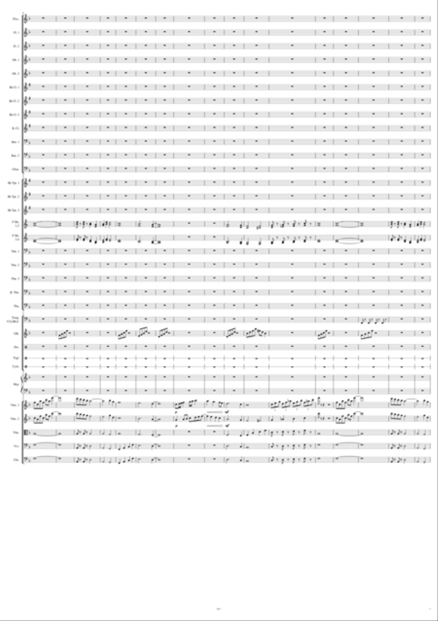 The Asteroid Belt The Asteroid Belt Full Orchestra scores gallery preview page 3