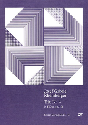 Book cover for Piano Trio No. 4 in F major