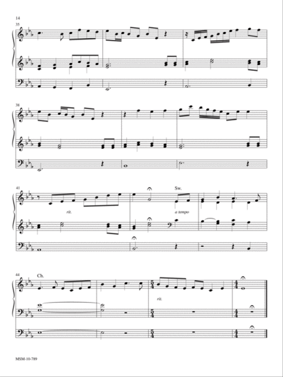 Prayerful Preludes, Set 3 Organ scores gallery preview page 9