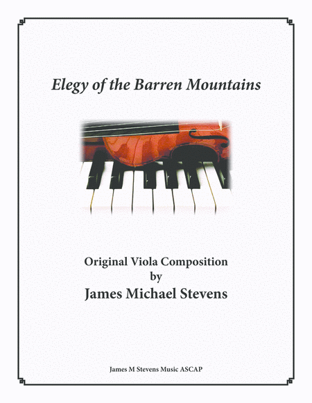 Elegy of the Barren Mountains - Viola & Piano image number null