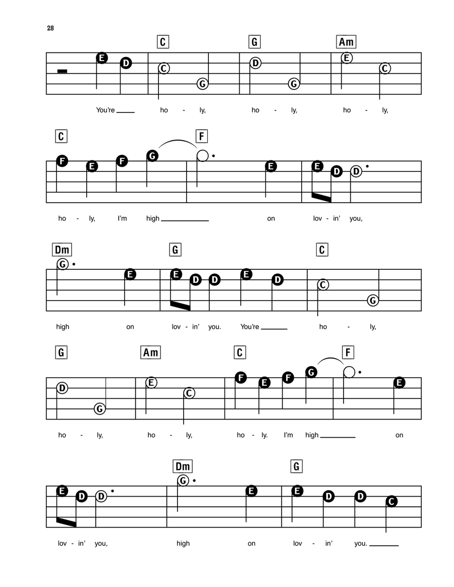 H.O.L.Y. H.O.L.Y. Electronic Keyboard scores gallery preview page 3