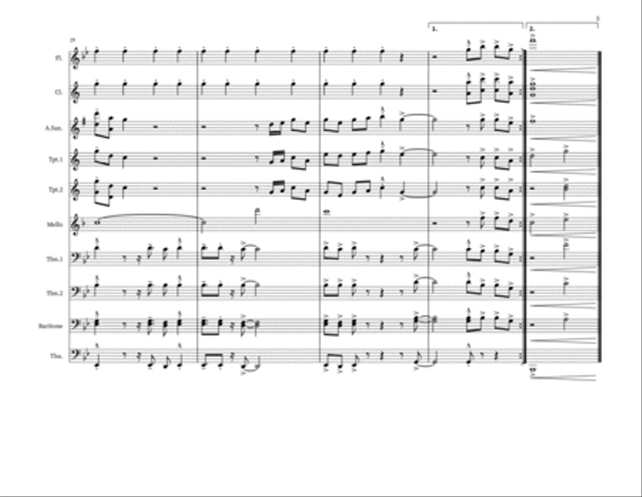 I Wanna Be Your Lover I Wanna Be Your Lover Marching Band scores gallery preview page 5