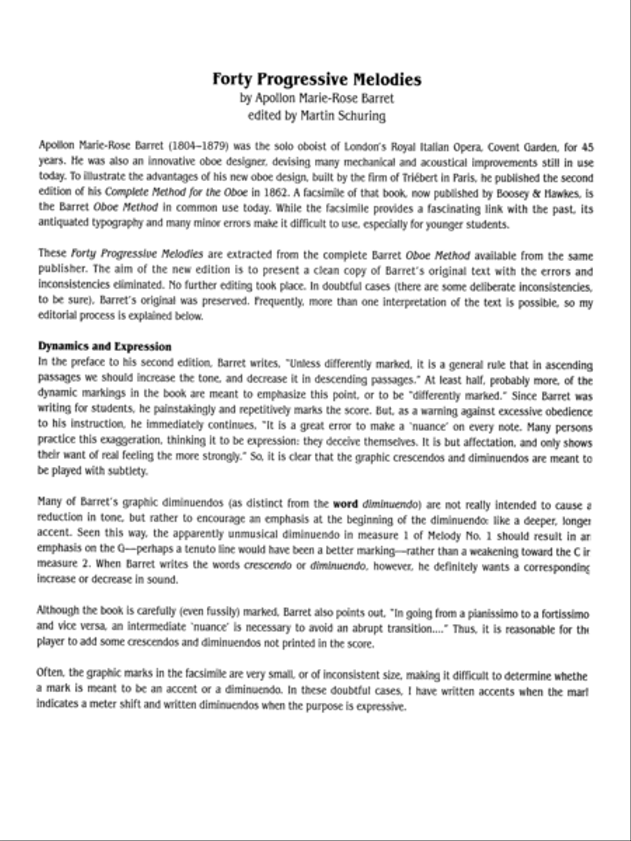 Forty Progressive Studies Oboe scores gallery preview page 3