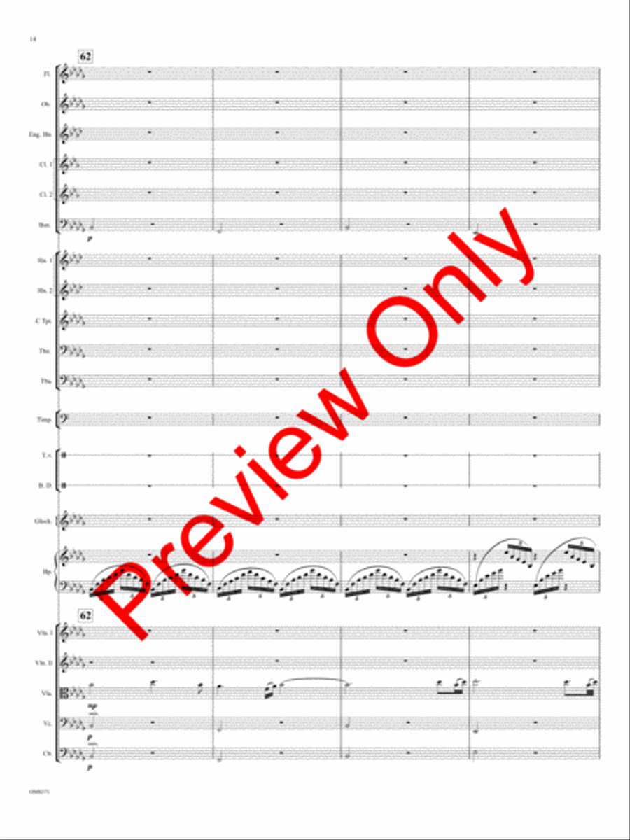 Anishinaabeg Rhapsody Orchestra scores gallery preview page 17