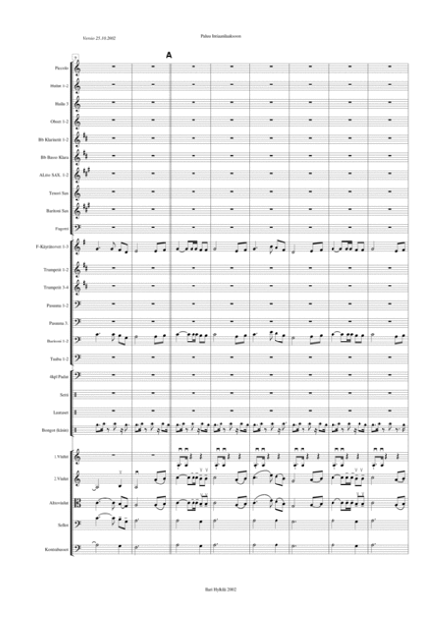 Return to the Indian Valley Full Orchestra scores gallery preview page 2
