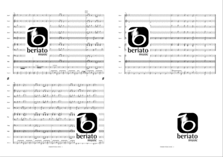 Ferris Wheel Rock Ferris Wheel Rock Concert Band scores gallery preview page 4