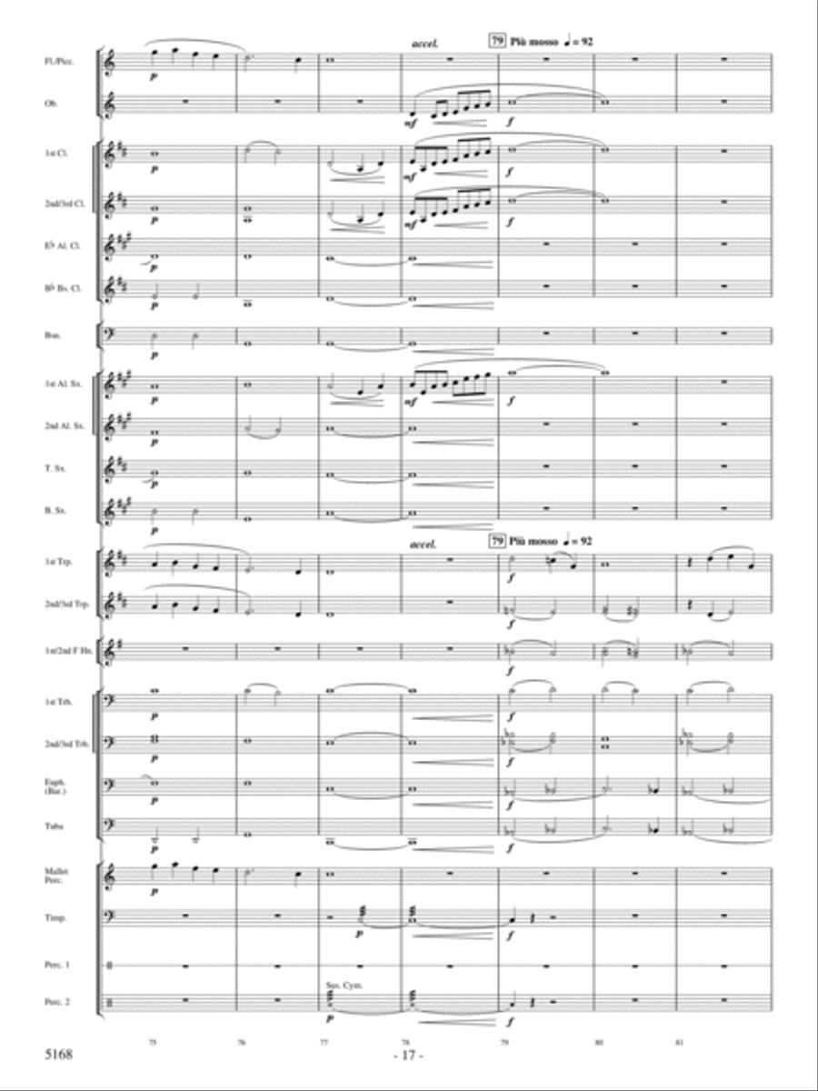 Brule River Celebration Concert Band scores gallery preview page 16