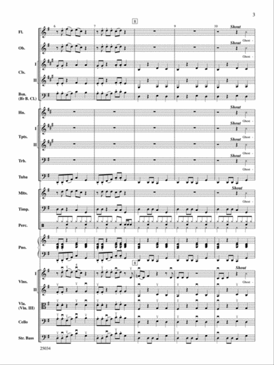 A Rockin' Halloween Full Orchestra scores gallery preview page 3