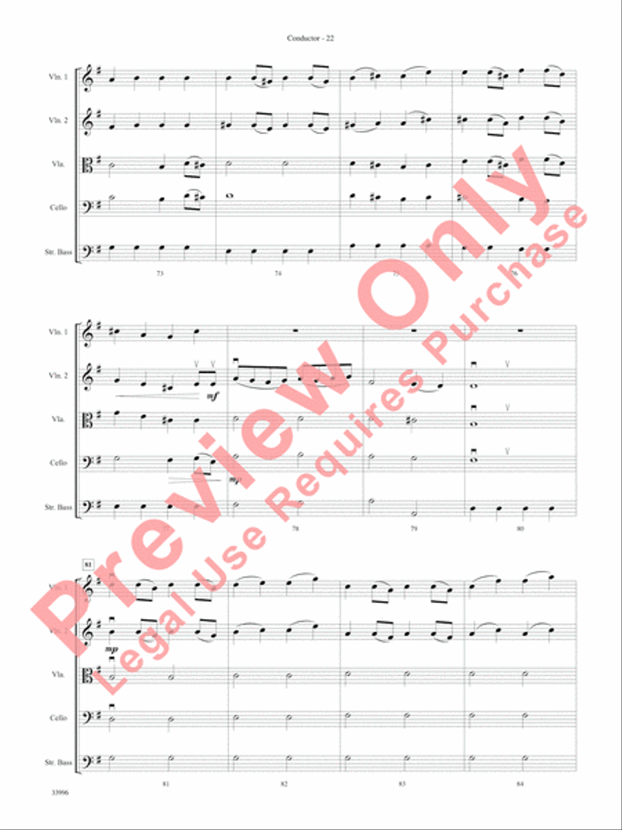 Classics for Contest Classics for Contest String Orchestra scores gallery preview page 23