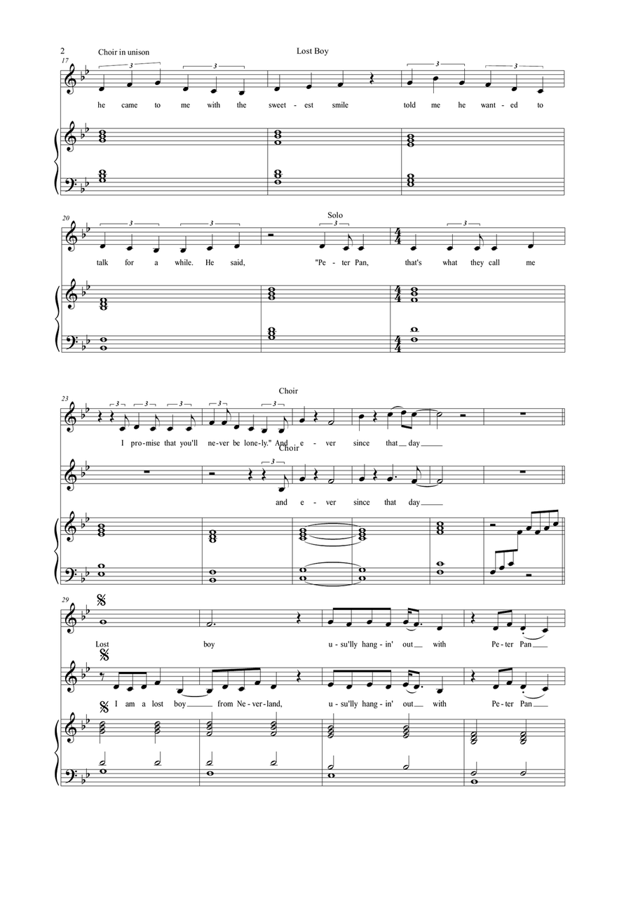 Lost Boy 2-Part scores gallery preview page 4