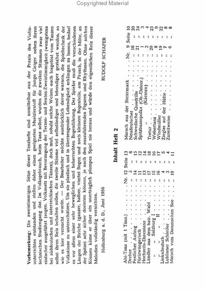 Volkstanze aus Deutschland und Osterreich Heft 2
