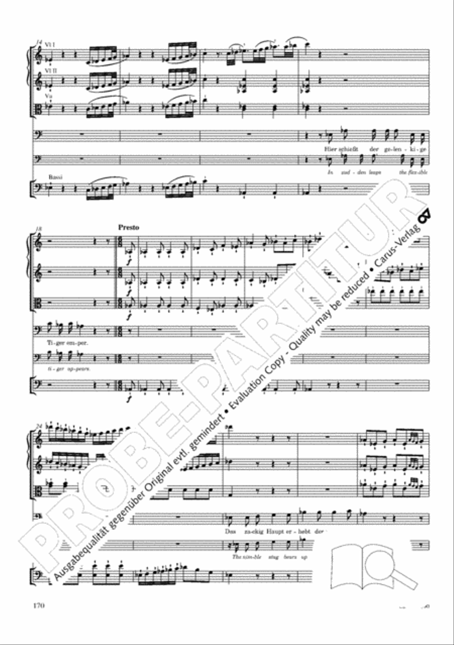 The Creation (Die Schopfung) 4-Part scores gallery preview page 190