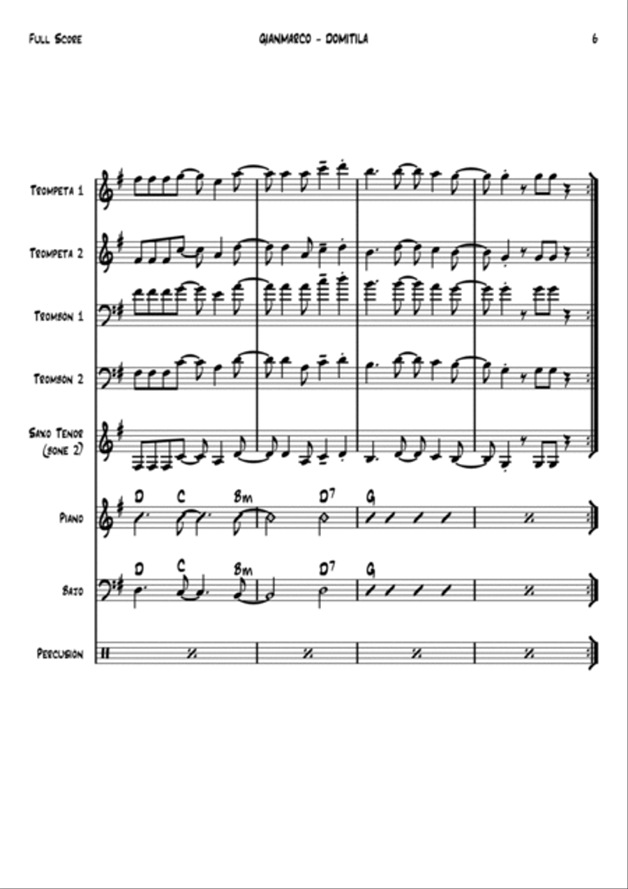 DOMITILA Full Orchestra scores gallery preview page 6