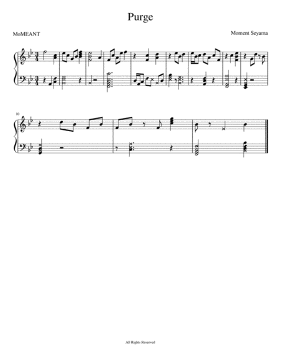 Purge Fuel Violin Solo scores gallery preview page 1