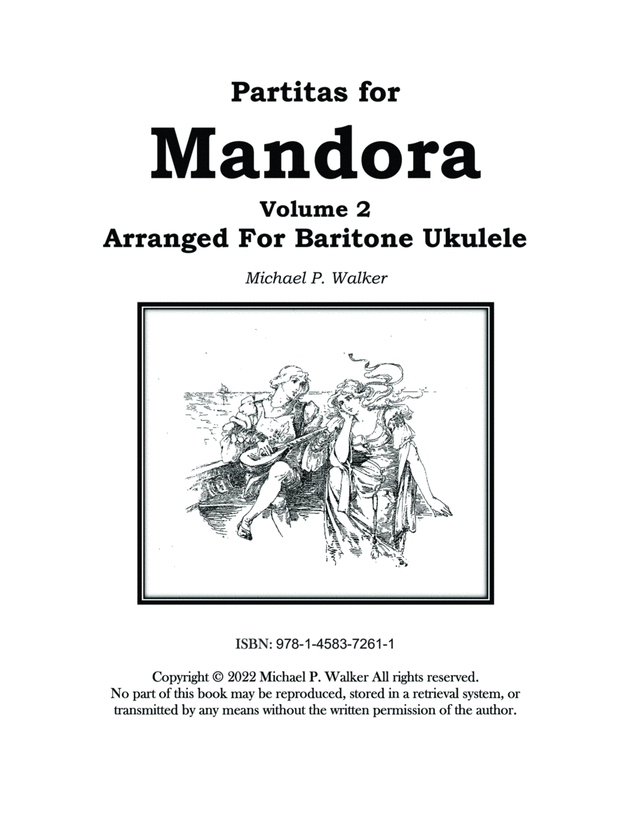Partitas for Mandora Volume 2 for Baritone Ukulele