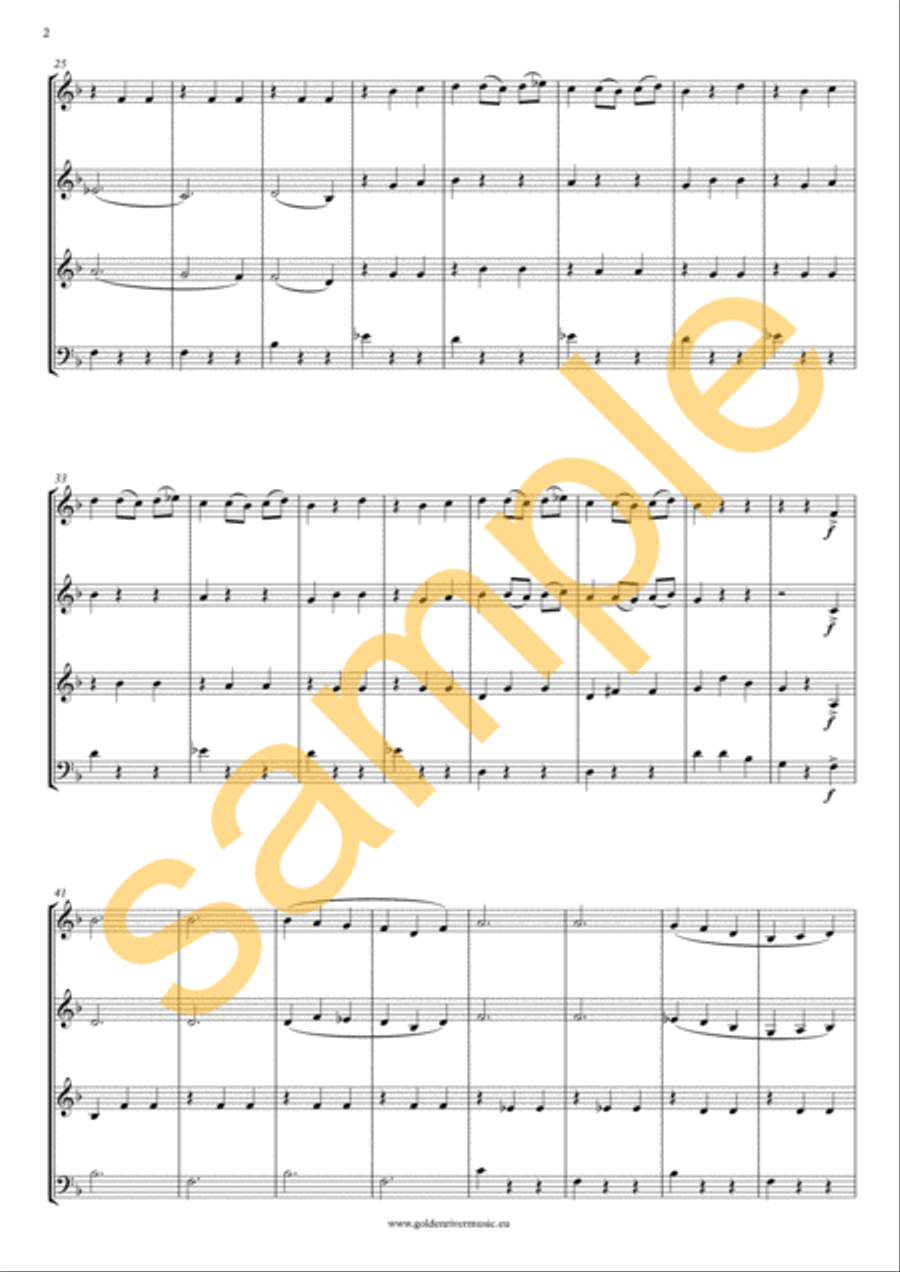 Second Waltz from Jazz Suite No. 2 Horn scores gallery preview page 3